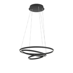 EGLO LOBINERO-Z éclairage en suspension Support flexible LED Noir, Transparent, Blanc