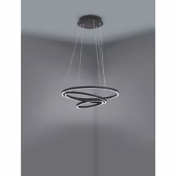 EGLO LOBINERO-Z éclairage en suspension Support flexible LED Noir, Transparent, Blanc - Vue supplémentaire 4