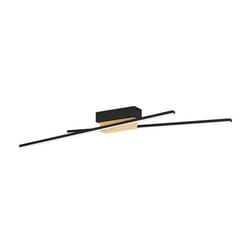 EGLO Panagria éclairage de plafond Noir, Marron LED E