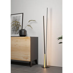 EGLO Panagria éclairage au sol E LED Noir, Marron, Blanc