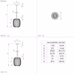 EGLO Romazzina éclairage en suspension Support de fixation E27 - Vue supplémentaire 4
