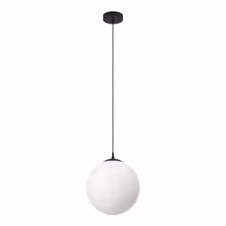 EGLO Rondo 3, Noir, Blanc, Blanc, Verre, Acier, Verre, Rond, Noir