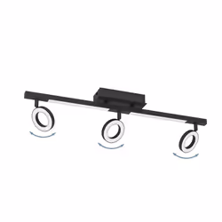 EGLO Cardillio 2 Spot d'éclairage de surface Noir LED 3,2 W E - Vue supplémentaire 4
