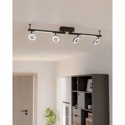 EGLO Cardillio 2 Spot d'éclairage de surface Noir LED 3,2 W E