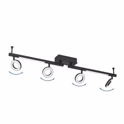 EGLO Cardillio 2 Spot d'éclairage de surface Noir LED 3,2 W E - Vue supplémentaire 4