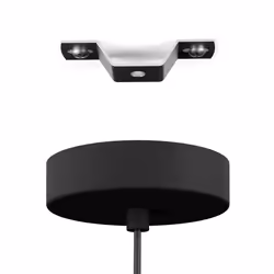 EGLO Maryvilla éclairage en suspension Support flexible E27 40 W Noir, Bronze, Or