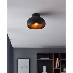EGLO Mogano 2 éclairage de plafond Noir E27 - Vue supplémentaire 4