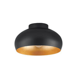 EGLO Mogano 2 éclairage de plafond Noir, Or E27