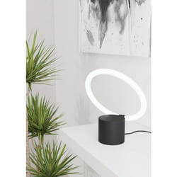 EGLO Caranacoa lampe de table 11,5 W LED E Noir, Blanc