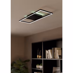 EGLO Calagrano-Z éclairage de plafond Noir, Blanc LED E