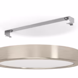 EGLO LED-Deckenleuchte Fueva 5 17W 2000lm 3000K D210mm Nickel-m éclairage de plafond F