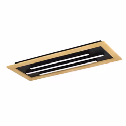 EGLO TIRRENARA, 2 ampoule(s), LED, 6500 K, 2600 lm, IP20, Noir, Marron