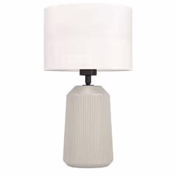 EGLO Capalbio lampe de table E27 Sable, Blanc