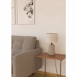 EGLO Capalbio lampe de table E27 Sable, Blanc