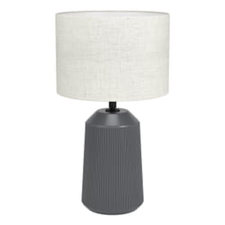 EGLO Capalbio lampe de table E27 LED E Gris, Naturel