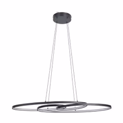 EGLO Gianella, Support flexible, Noir, Blanc, Aluminium, Acier, Plastique, IP20