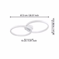 EGLO AMANDOLO éclairage de plafond LED E - Vue supplémentaire 4