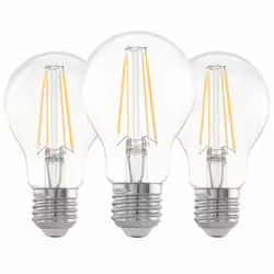 lot de 3 ampoules e27 a60 smd 8,5w 806 lumens 4000k