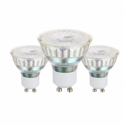 Lot de 3 ampoules GU10 cob 4,5W 345 lumens 3000K