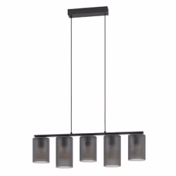 EGLO Colomera, Support flexible, Noir, Gris, Acier, Verre, Noir