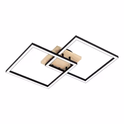 EGLO LOMALTAS-Z, LED, 1100 lm, Noir, Marron, Blanc