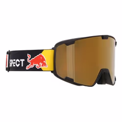 RedBull SPECT PARK lunette de sports d'hiver Noir Unisexe Or Verres (plats) cylindriques