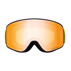 RedBull SPECT RUSH lunette de sports d'hiver Noir Unisexe Miroir, Orange Verres (plats) cylindriques