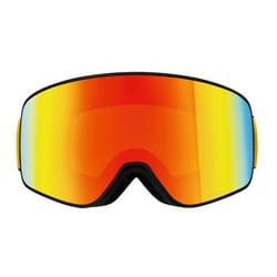 RedBull SPECT RUSH lunette de sports d'hiver Noir Unisexe Miroir, Multicolore Verres (plats) cylindriques