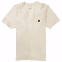 T-Shirt Homme - Burton - Colfax - Blanc - Manches Courtes - 100% Coton