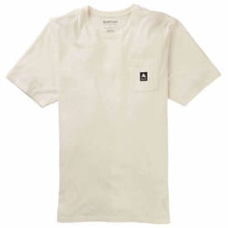 T-Shirt Homme - Burton - Colfax - Blanc - Manches Courtes - 100% Coton