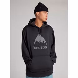 Sweat à Capuche - Burton - Oak True Black Heather - Respirant - Homme - Sports dhiver