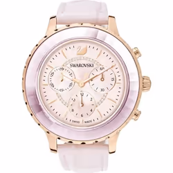 Montre - SWAROVSKI - Octea Lux Chrono - Cuir effet croco - Quartz - Rose clair