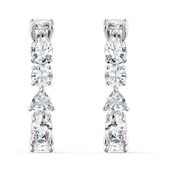Swarovski Tennis Deluxe Mixed Clous d'oreilles Métal Blanc