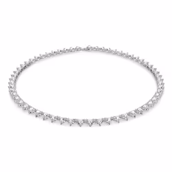 Swarovski 5599191, Collier ras du cou, Femelle, Argent