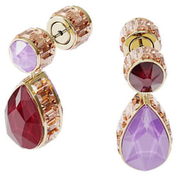 Swarovski 5600523 boucle d'oreille Clous d'oreilles Métal Bordeaux, Lilas