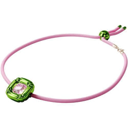 Collier - SWAROVSKI - Dulcis - Aluminium anodisé - Cristal rose - Référence 5601585
