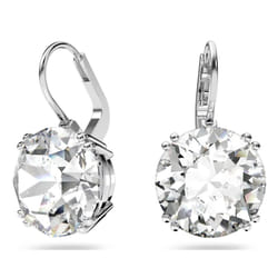 Swarovski 5628351 boucle d'oreille Boucles d'oreilles à clipser Métal Argent, Blanc