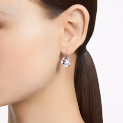 Swarovski 5628351 boucle d'oreille Boucles d'oreilles à clipser Métal Argent, Blanc - Vue supplémentaire 5