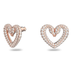 Swarovski 5628659 boucle d'oreille Clous d'oreilles Métal Or, Blanc