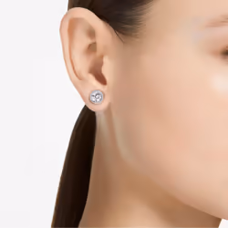 Swarovski Una Angelic Clous d'oreilles Métal Blanc - Vue supplémentaire 5
