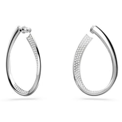 Swarovski 5636490 boucle d'oreille Clous d'oreilles Métal Argent, Blanc