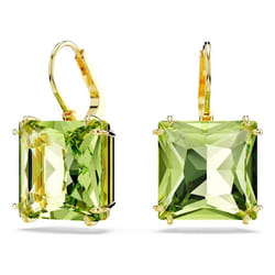 Swarovski 5636564 boucle d'oreille Boucles d'oreilles à clipser Métal Or, Vert