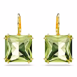 Swarovski 5636564 boucle d'oreille Boucles d'oreilles à clipser Métal Or, Vert