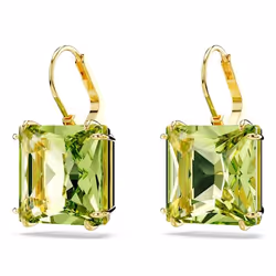 Swarovski 5636564 boucle d'oreille Boucles d'oreilles à clipser Métal Or, Vert