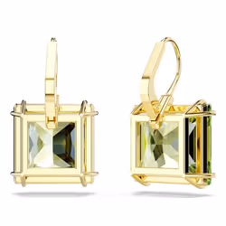 Swarovski 5636564 boucle d'oreille Boucles d'oreilles à clipser Métal Or, Vert - Vue supplémentaire 4