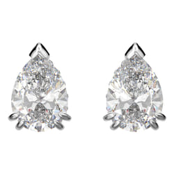 Swarovski Stilla Clous d'oreilles Métal Blanc