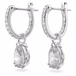 Swarovski Stilla Boucles d’oreilles pendantes Métal Blanc