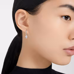 Swarovski Stilla Boucles d'oreilles pendantes Métal Blanc - Vue supplémentaire 4