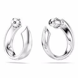 Swarovski 5637563 boucle d'oreille Clous d'oreilles Métal Argent, Blanc - Vue supplémentaire 4