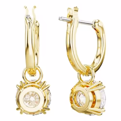 Swarovski 5638802 boucle d'oreille Boucles d'oreilles à clipser Métal Or, Blanc - Vue supplémentaire 4